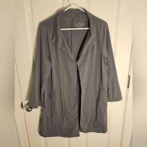 Neon Buddha Gray Womens Stretchy Cardigan Size M